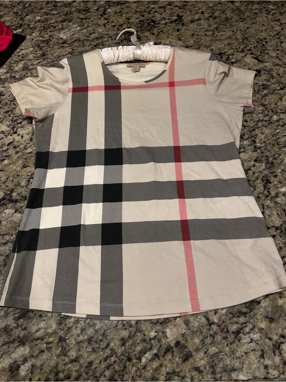 Burberry  Short Sleeve Plaid Tee
